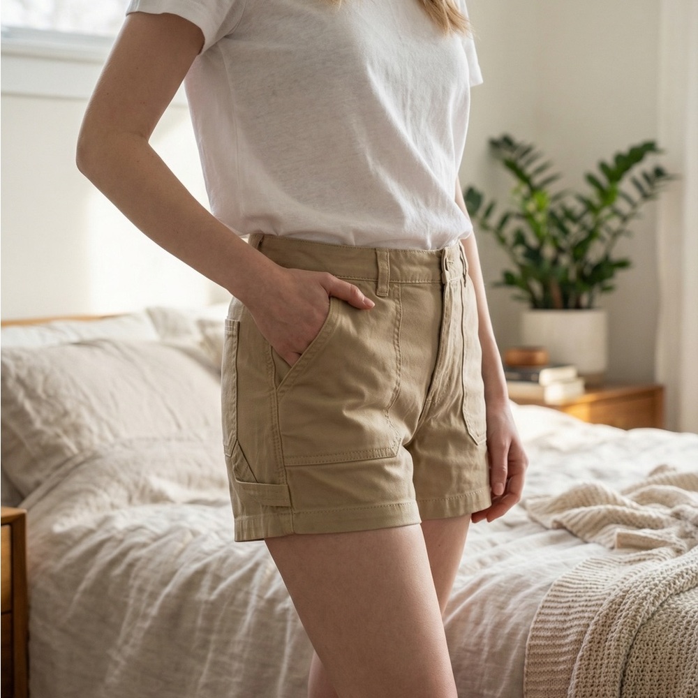 Celebrity Pink Tan Utility Cargo Shorts